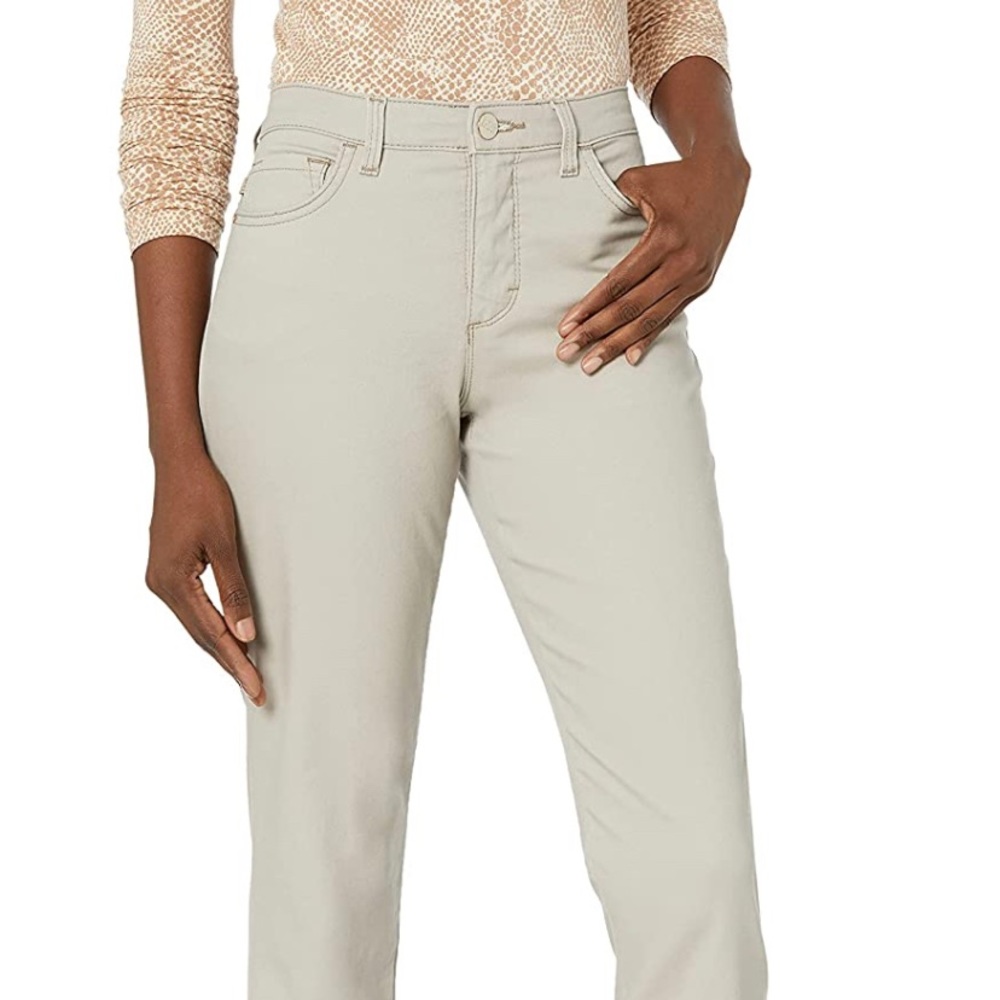 LEE Women's Petite Instantly Slims Classic Relaxed Fit Monroe Straight Leg